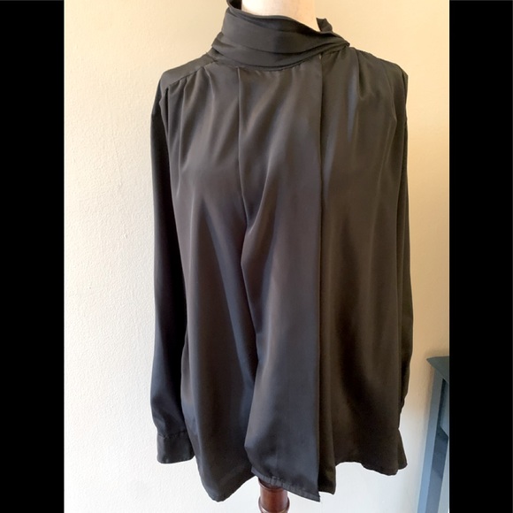 Vintage High Neck Blouse - Picture 1 of 6